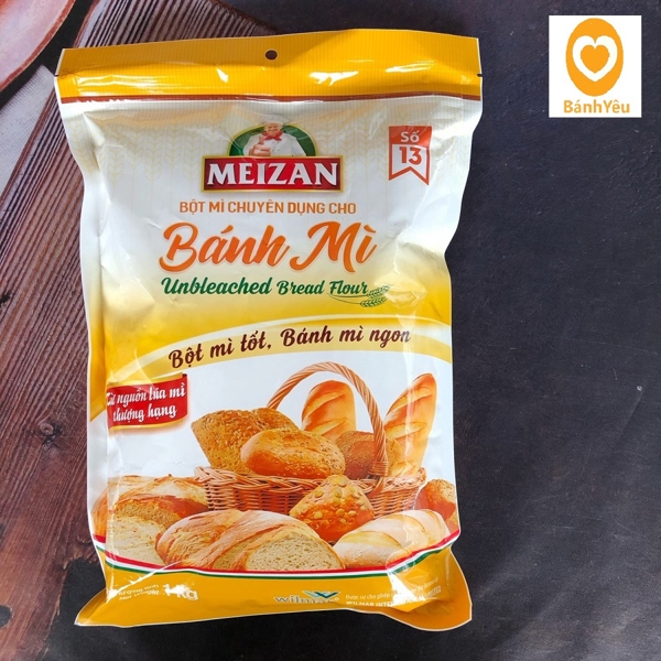Bột Mì (số 13) Chuyên Dụng Bánh Mì Meizan 1Kg