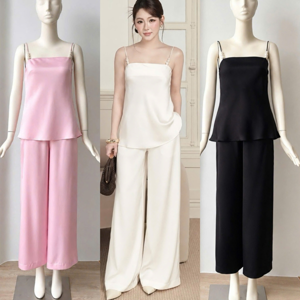 SET ÁO 2D + QUẦN LỤA