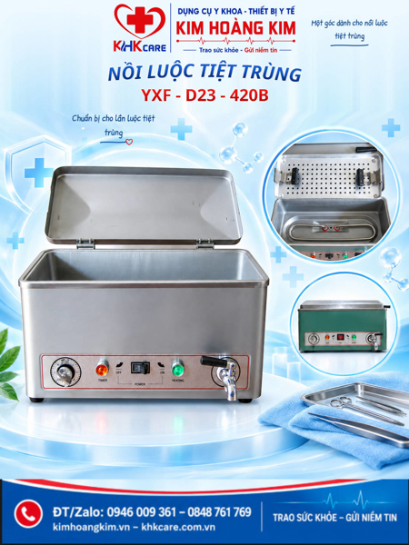 Nồi luộc tiệt trùng YXF - D23 - 420B