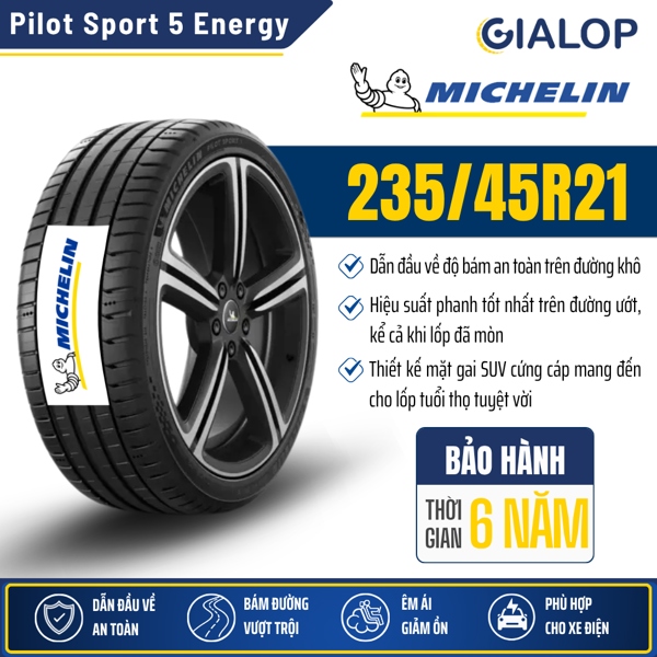 Lốp MICHELIN 235/45R21 Pilot Sport 5 Energy