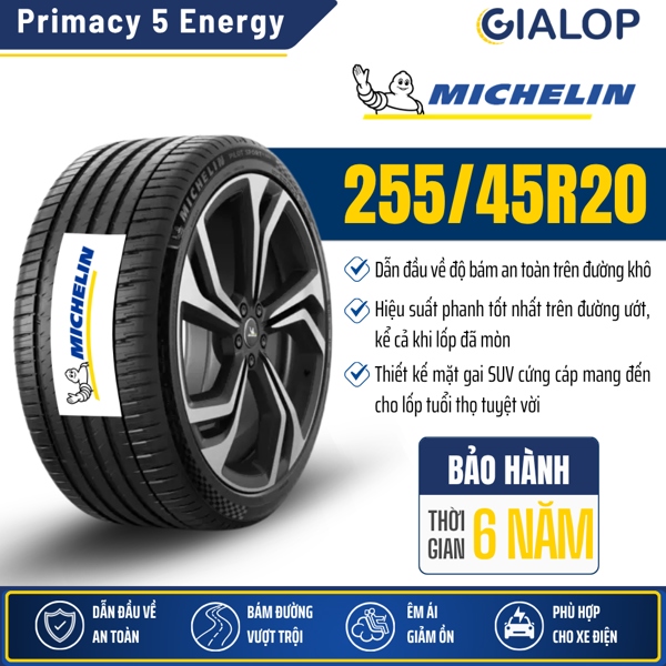 Lốp MICHELIN 255/45R20 Primacy 5 Energy
