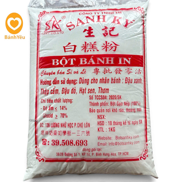 Bột Bánh In Sanh Ký 1Kg