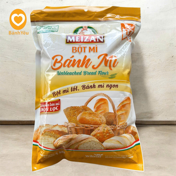 Bột Mì (số 13) Chuyên Dụng Bánh Mì Meizan 1Kg