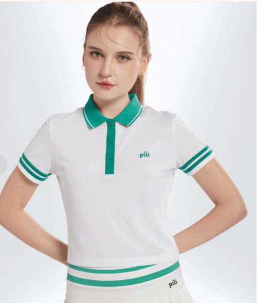 Giền Pickleball - ESS Polo croptop nữ basic
