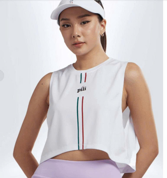 Giền Pickleball - Áo Tanktop Croptop Nữ Pili Khoét Sâu