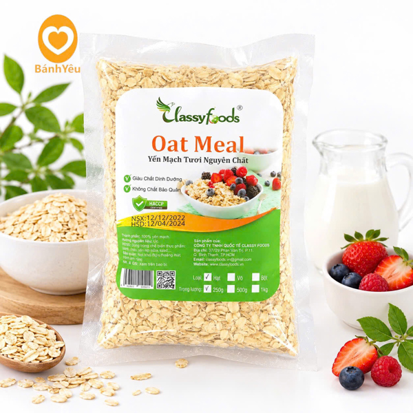 Yến Mạch Cán Dẹp Classy Foods 250g