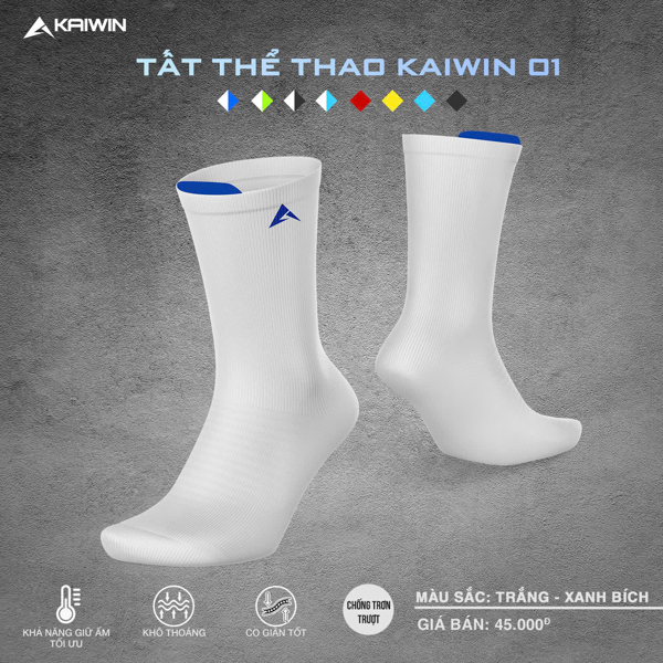 Giền Pickleball - Tất thể thao kaiwin 01