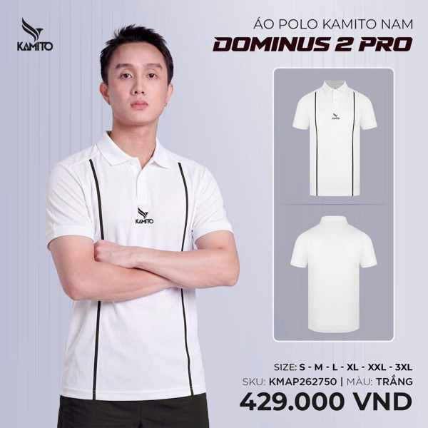 Giền Pickleball - Áo Polo Nam Kamito Dominus 2 Pro