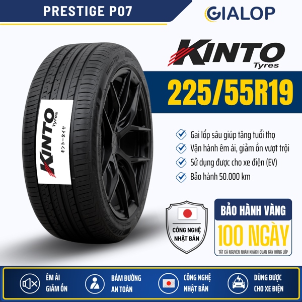 Lốp Kinto 225/55R19 P07