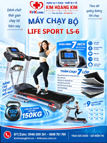 Máy Chạy Bộ Lifesport LS-6