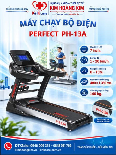 Máy chạy bộ điện Perfect PH-13A