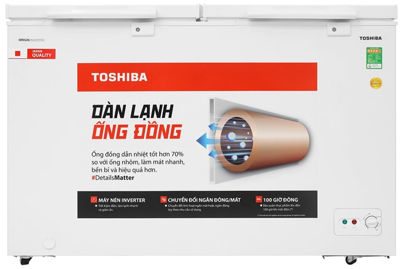 Tủ nằm TOSHIBA RC470CM-PMV(01)