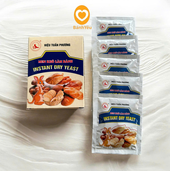 Hộp 5 gói Men làm bánh Tuấn Phương