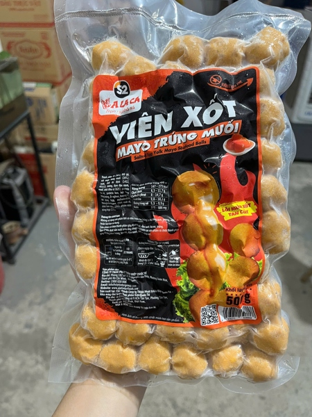 Viên Xốt Trứng Muối Alaca 500gr