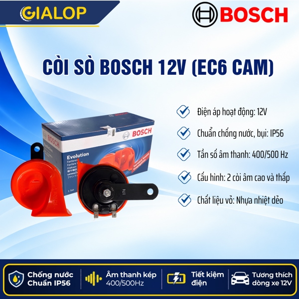 Còi sò Bosch 12V (EC6 Cam) Bosch