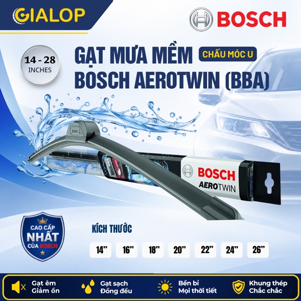 Gạt mưa mềm BBA -500mm (Bosch)