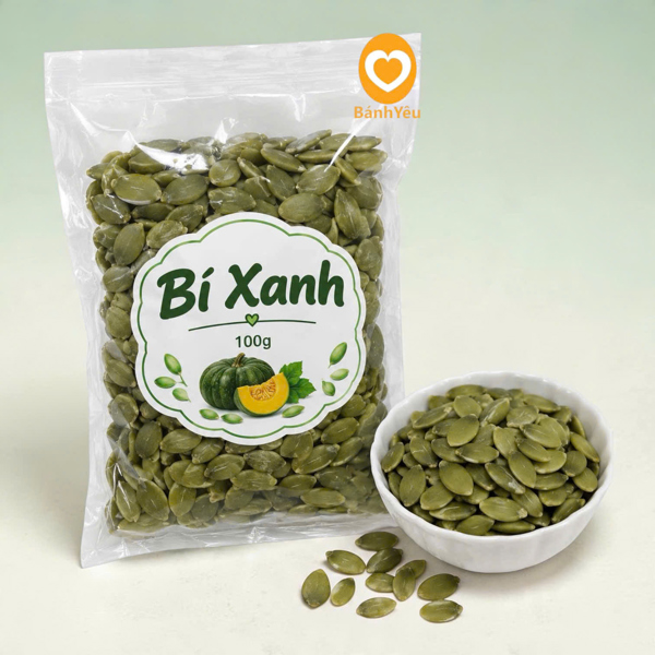 Hạt bí xanh không vỏ
