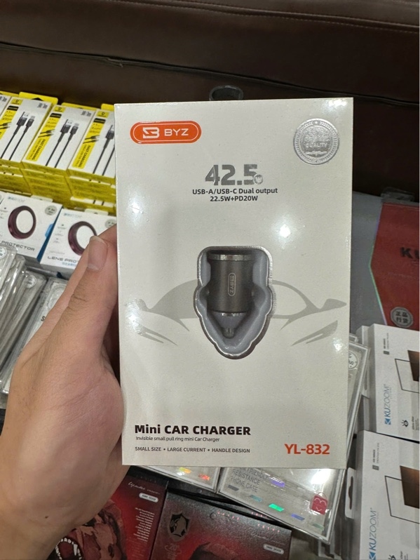 Tẩu sạc ô tô BYZ 828/ 832