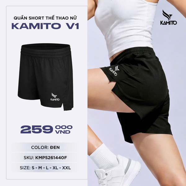 Giền Pickleball - Quần short Kamito thể thao nữ V1
