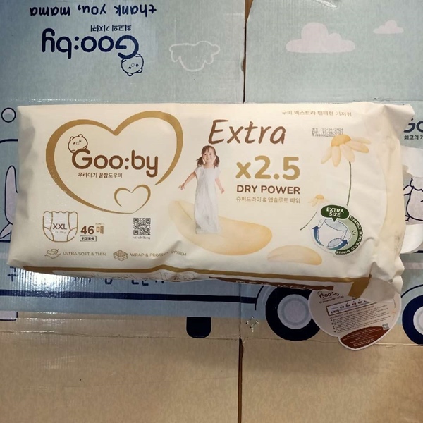 Tã quần Gooby ngày extra size XXL 44 miếng (14-20kg)