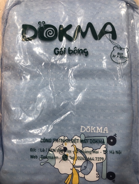 Gối bông sơ sinh Dokma