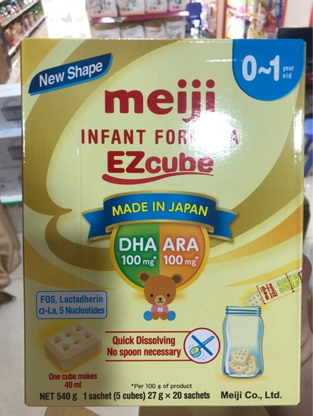 Sữa Meiji (0-1) dạng thanh 540g - HNK