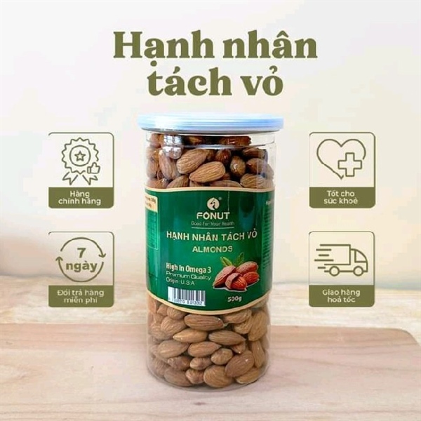 Hạnh Nhân Mỹ Nhập khẩu