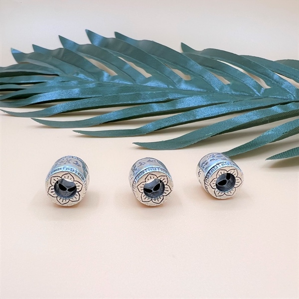 Nối hình trụ khắc bùa cầu bình an CA945