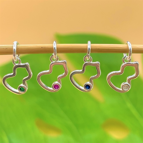 Móc treo hồ lô đính đá Xanh Biển CB925-3