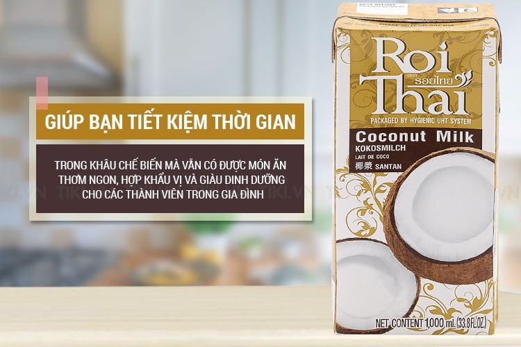 (Thái Lan) 👉Nước cốt dừa Roi - 👉 1000 ml