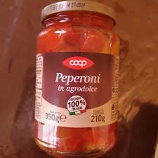 (Ý)👉 Ớt ngâm chua ngọt Peperoni in agrodolce của COOP 👉 210/350g