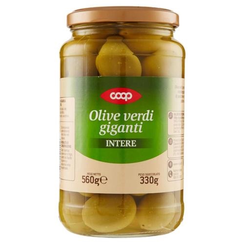(Ý)👉 Oliu ngâm muối Olive verdi gigant của COOP 👉 330/560g