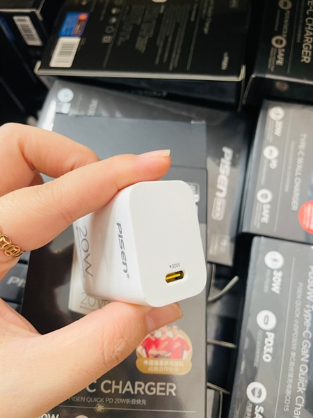 Cốc Sạc Nhanh Pisen 20w (Type C )