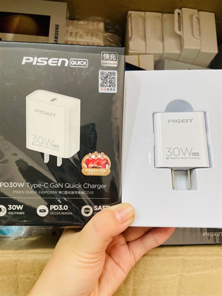 Cốc Sạc Nhanh Pisen 30w Type C