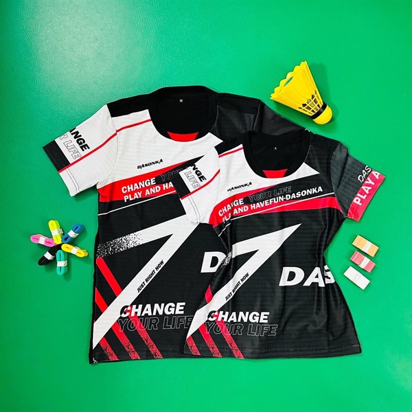 ÁO THỂ THAO NAM-ĐỎ ĐEN