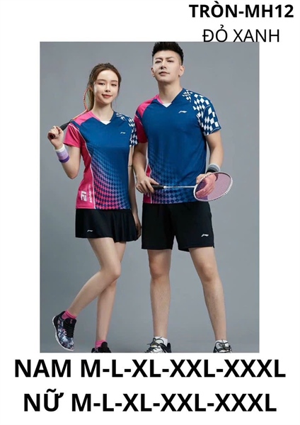 Áo nam xanh phối hồng