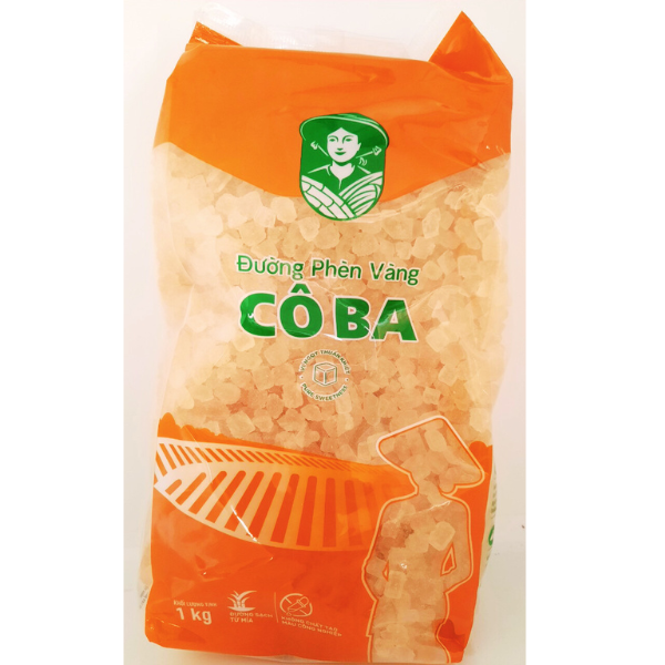 ĐƯỜNG PHÈN VÀNG CÔ BA 1KG