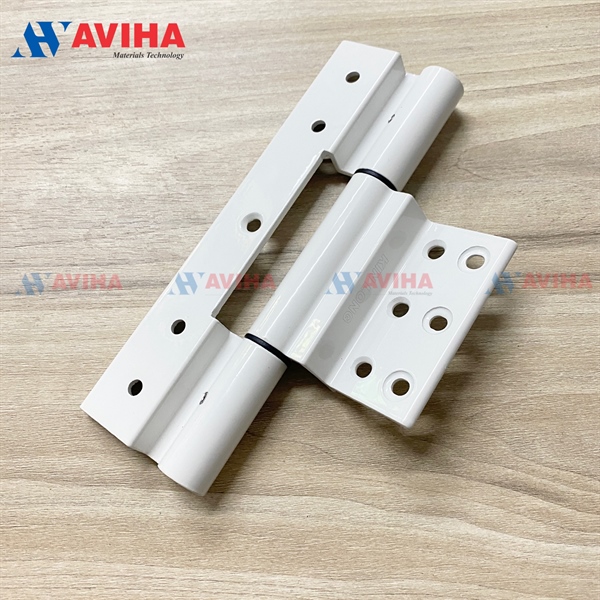 Bản lề KL 4D07B KC - Trắng Nhựa (5 Lỗ)