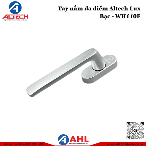 Tay nắm đa điểm Altech WH110E Lux - Bạc (Anode)