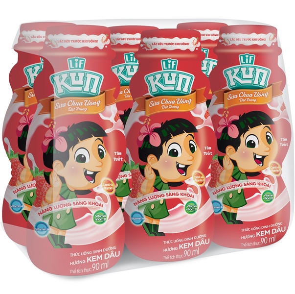 SCU KUN vị Kem Dâu chai HDPE 90ml
