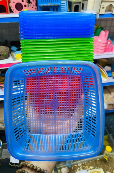 Rổ vuông ray cát buddy lót chuồng hamster, thú cưng nhỏ