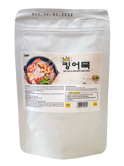 Súp chả cá Hàn Quốc King Omuk 120g