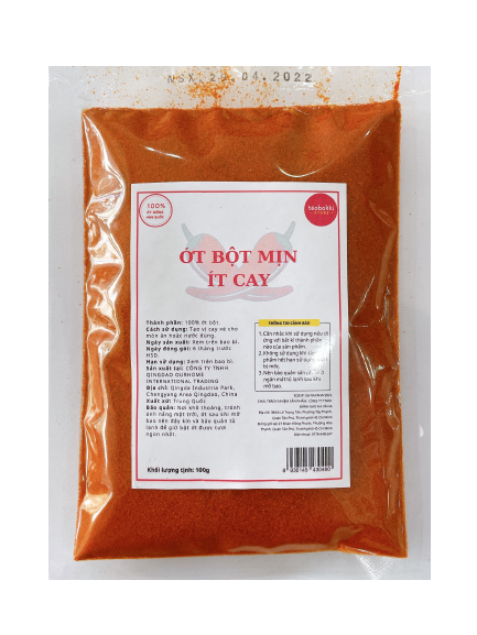 Ớt bột mịn ít cay Ha&Ha 100g