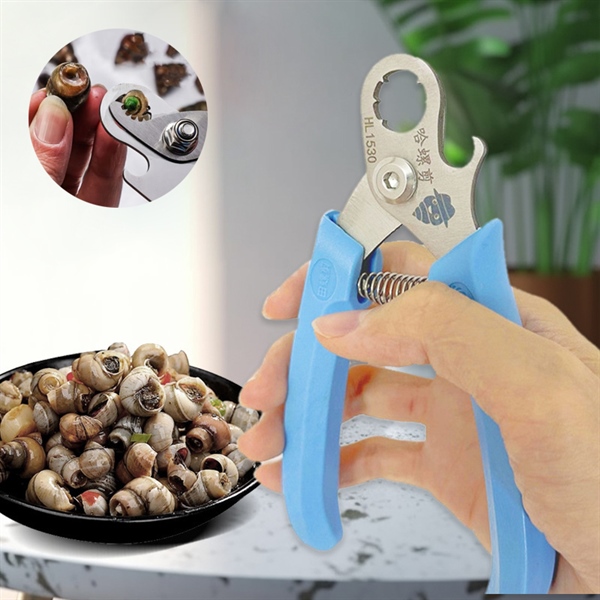 Dụng Cụ Cắt Đuôi Vỏ Ốc Thép Cực Dày, Kìm Cắt Vỏ Ốc Lò Xo Trợ Lực Bấm Đuôi Ốc Dễ Dàng Tiện Lợi