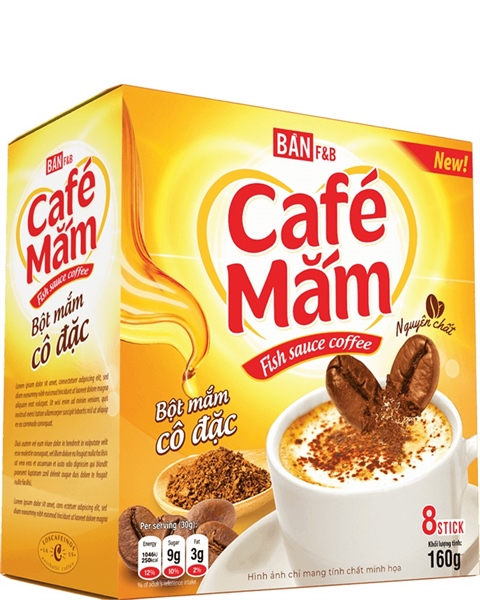 Cà phê Mắm hoà tan 200g: 10 Tép/1 hộp.