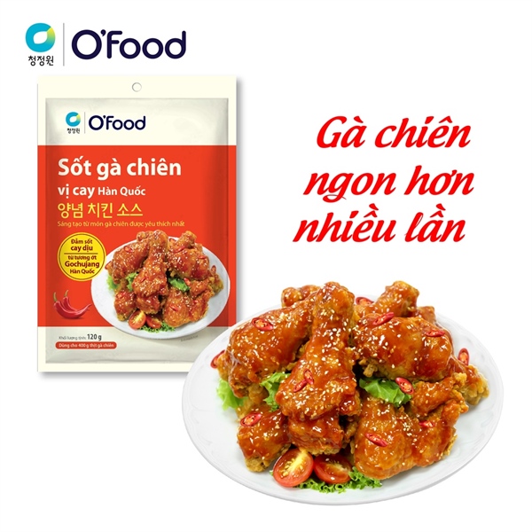 Sốt gà chiên vị cay Hàn Quốc 120g*40ea (HD)