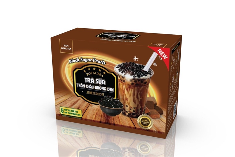 Trà sữa Trân châu 260gc(10 Tép/1 hộp) - 40H/Thùng