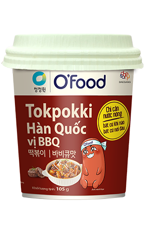 Tokpokki Hàn Quốc 105g*24EA - BBQ