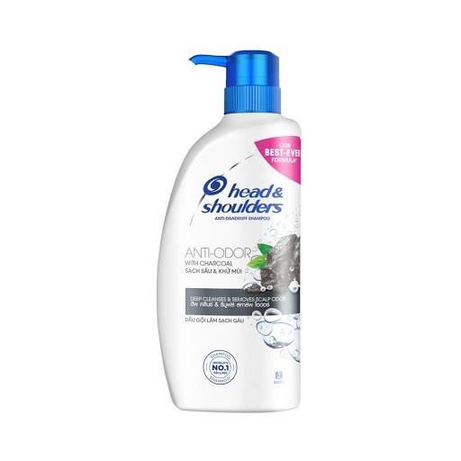 Dầu gội Head&Shoulders Than Đen Hoạt Tính Làm Sạch sâu & khử mùi 625ml