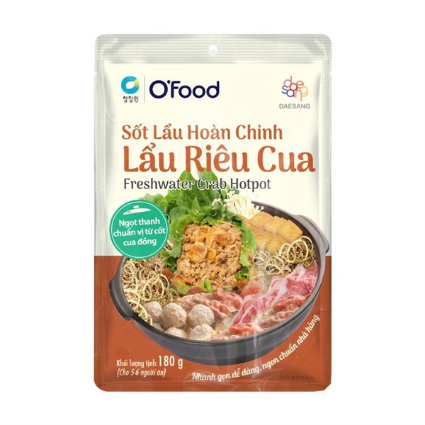 Sốt lẩu hoàn chỉnh lẩu riêu cua 182g*40EA